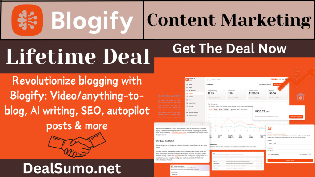 Blogify lifetime deal